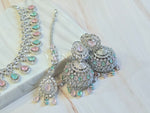 Load image into Gallery viewer, NIHARIKA (Silver x Rose Quartz x Mint)
