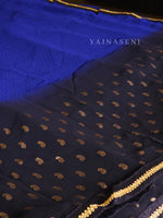 Load image into Gallery viewer, Georgette saree x Glitter prints - Blue Ombre
