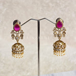 Load image into Gallery viewer, TRIKAYA earrings (Ruby)
