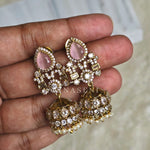 Load image into Gallery viewer, TRIKAYA earrings (Rose Quartz)
