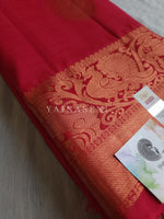 Load image into Gallery viewer, Imperial - Pure Kanjivaram Silk Saree with Copper Zari
