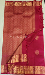 Load image into Gallery viewer, Imperial - Pure Kanjivaram Silk Saree with Copper Zari
