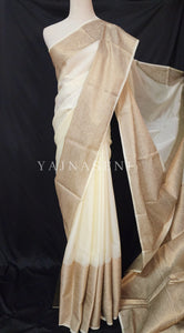 Linen Silk Saree - Rose Pink