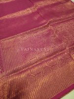 Load image into Gallery viewer, Banarasi Brocade Soft Silk Saree - Pink x Dark Blue
