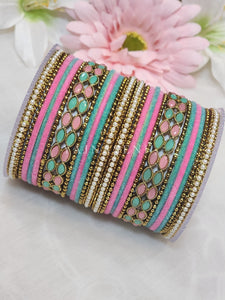 Bangle stack - Candy Floss