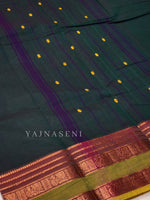 Load image into Gallery viewer, Kanchipuram Pure Cotton x Copper zari saree - Sacramento
