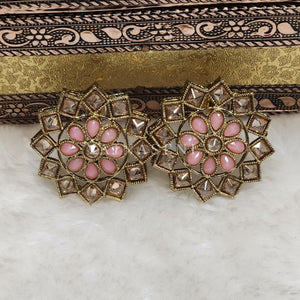 KRITI studs (baby pink)