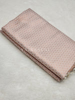 Load image into Gallery viewer, Kubera Pattu x Rosegold Zari Saree - Ivory
