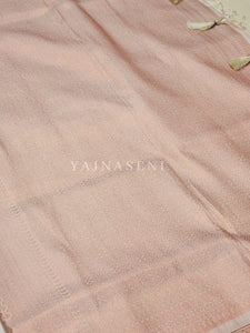 Kubera Pattu x Rosegold Zari Saree - Ivory