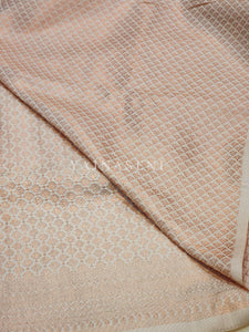 Kubera Pattu x Rosegold Zari Saree - Ivory
