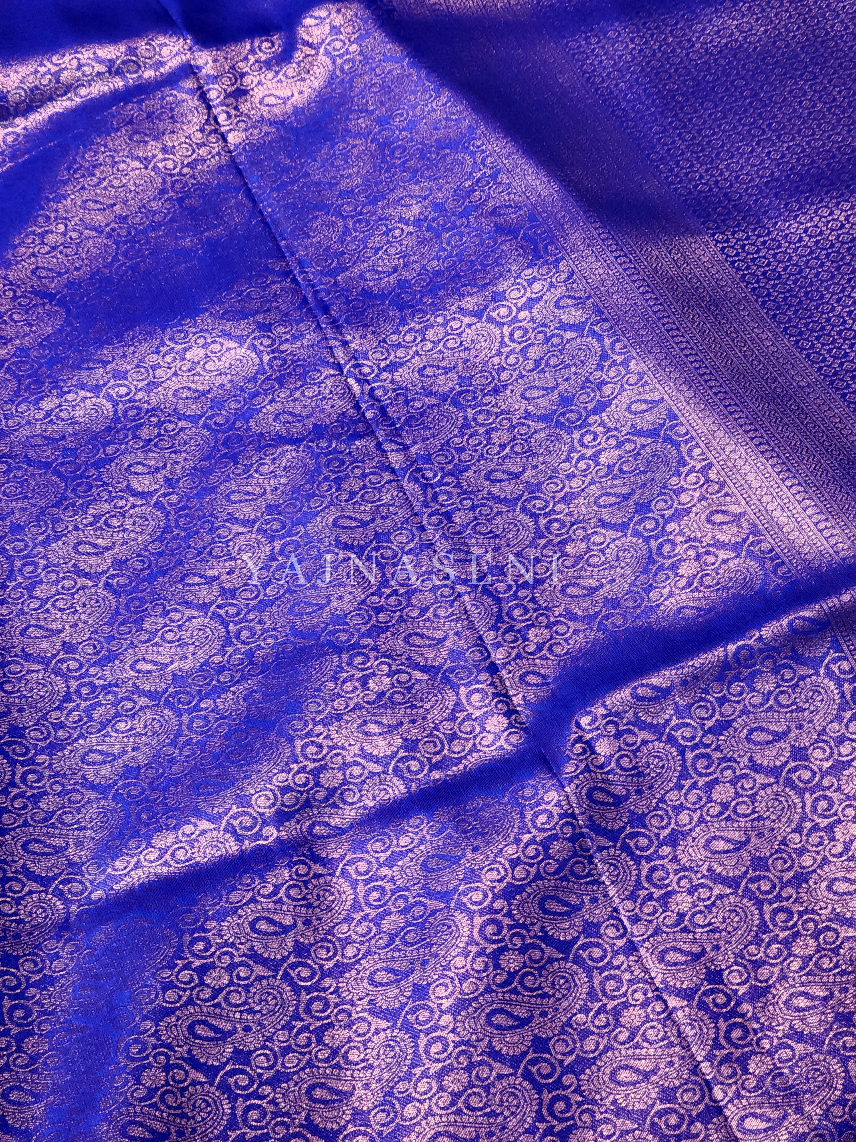 Kubera Pattu Saree - Royal Blue
