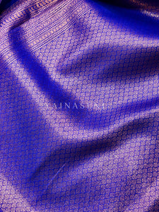 Kubera Pattu Saree - Royal Blue