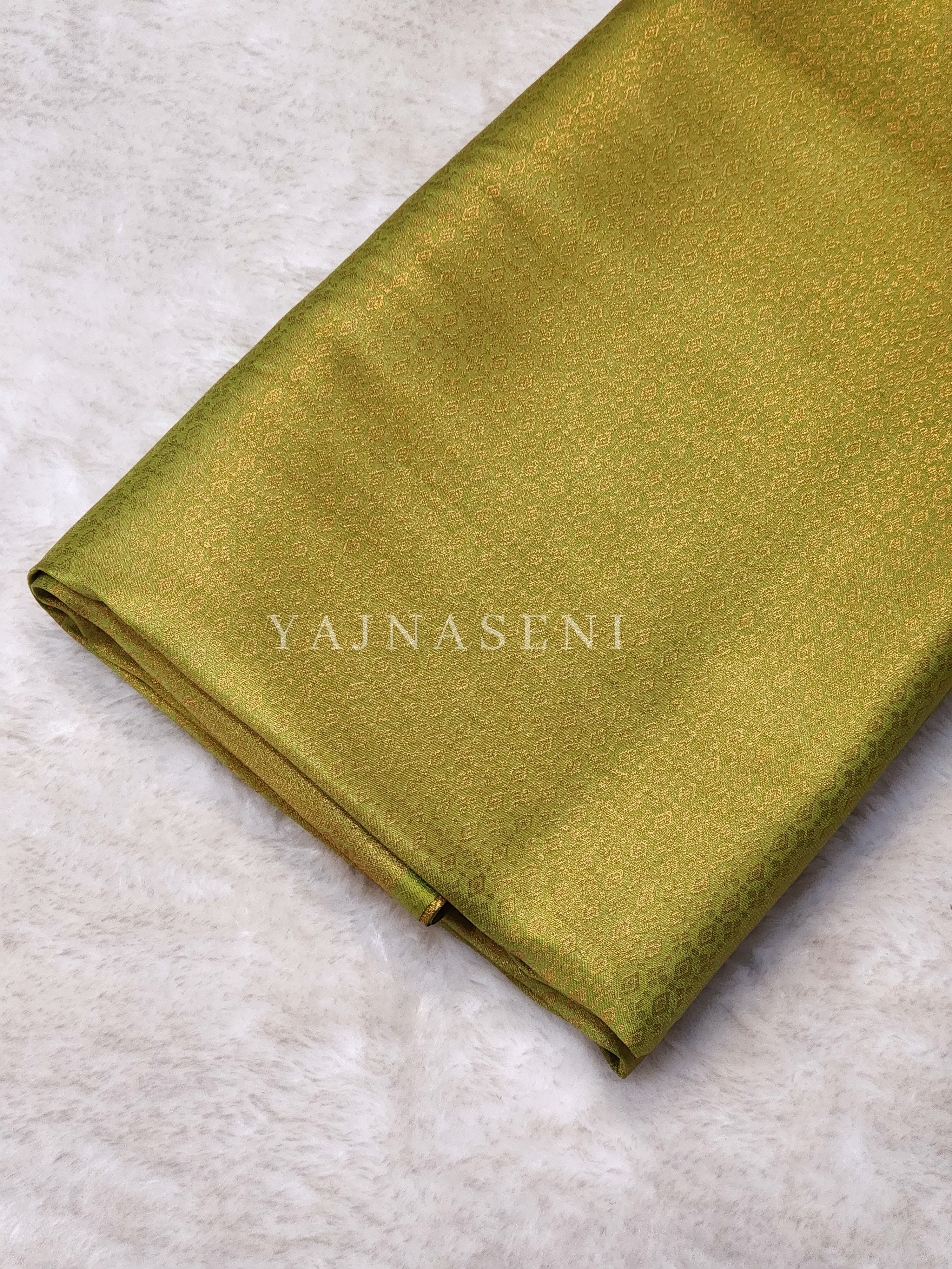 Kubera Pattu Saree - Olive