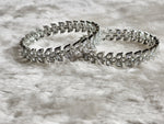 Load image into Gallery viewer, NAOMI - pair of bangles (silver)
