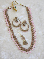 Load image into Gallery viewer, ZOYA necklace set - Baby Pink
