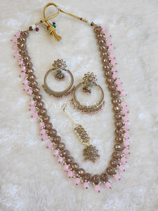 ZOYA necklace set - Baby Pink