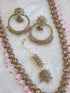ZOYA necklace set - Baby Pink