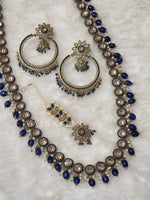 Load image into Gallery viewer, ZOYA necklace set - Dark Blue
