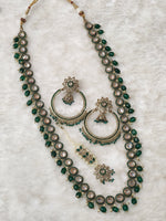 Load image into Gallery viewer, ZOYA necklace set - Dark Green
