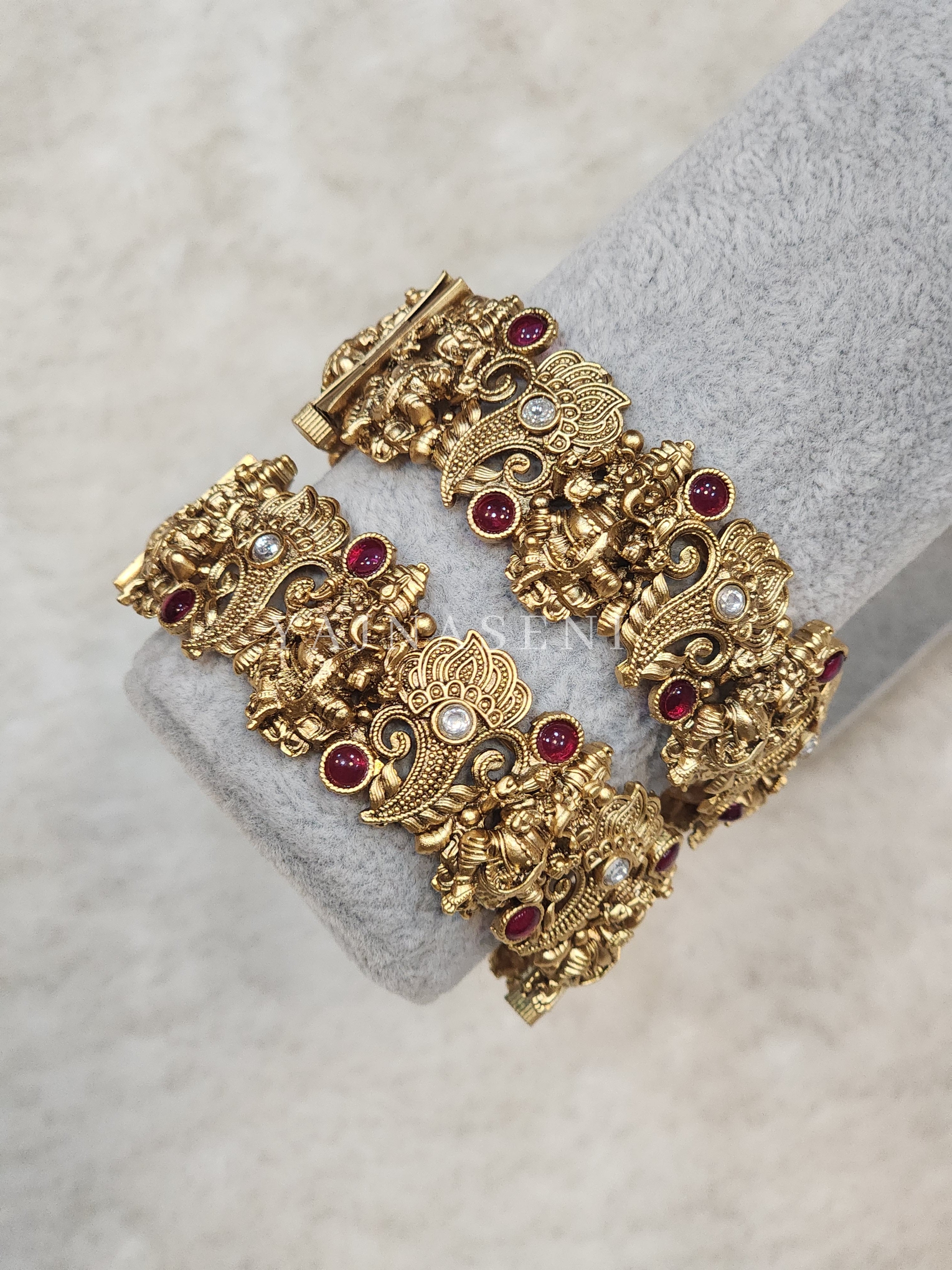 GANESHA - pair of kada, screw type