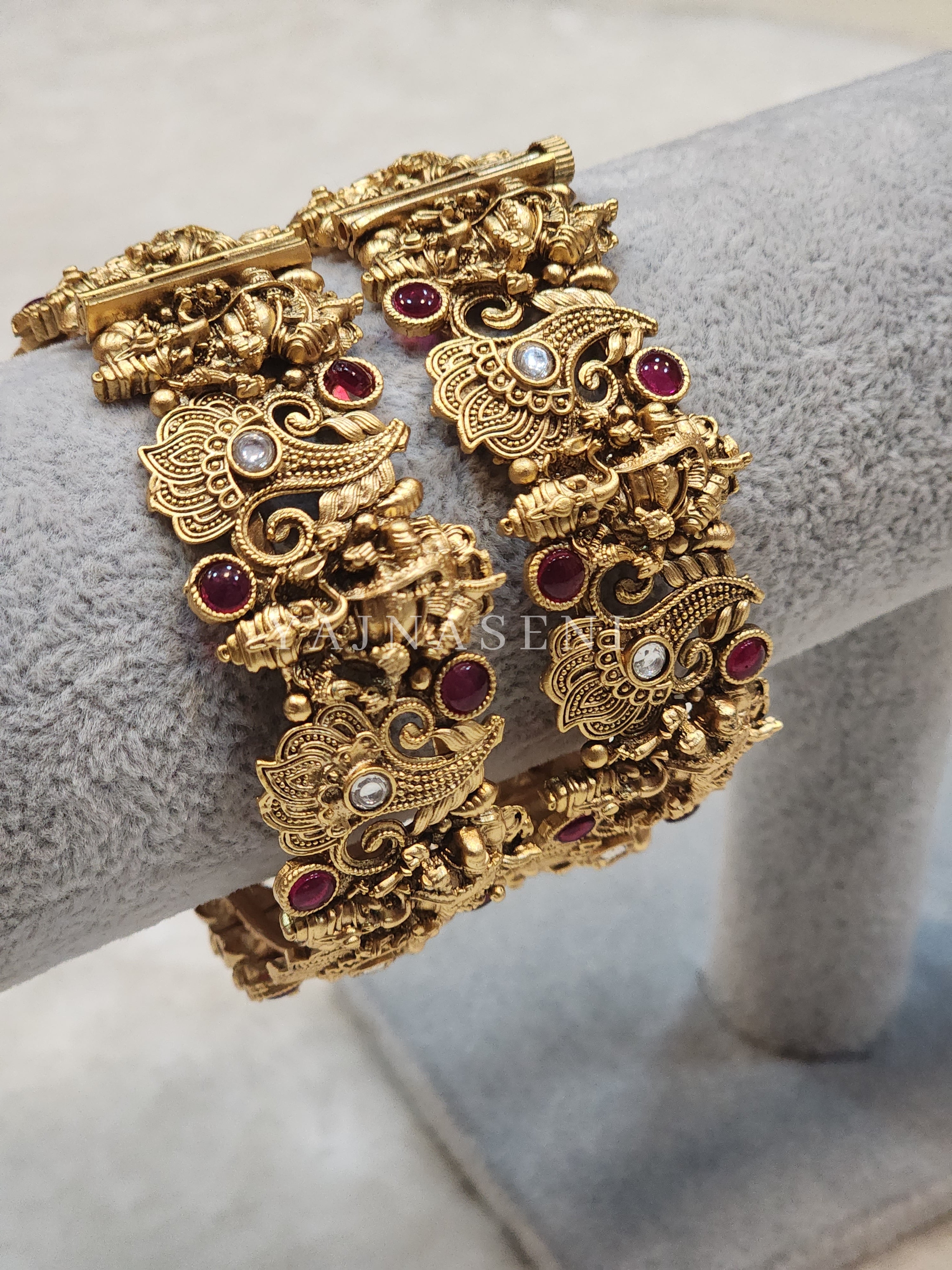 GANESHA - pair of kada, screw type