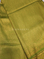 Load image into Gallery viewer, Kubera Pattu Saree x Copper Gold Zari - Olive

