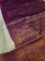 Load image into Gallery viewer, Banarasi Soft Silk Copper Zari Saree - Mulberry
