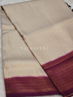 Load image into Gallery viewer, Banarasi Soft Silk Copper Zari Saree - Mulberry
