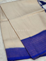 Load image into Gallery viewer, Banarasi Soft Silk Copper Zari Saree - Santorini

