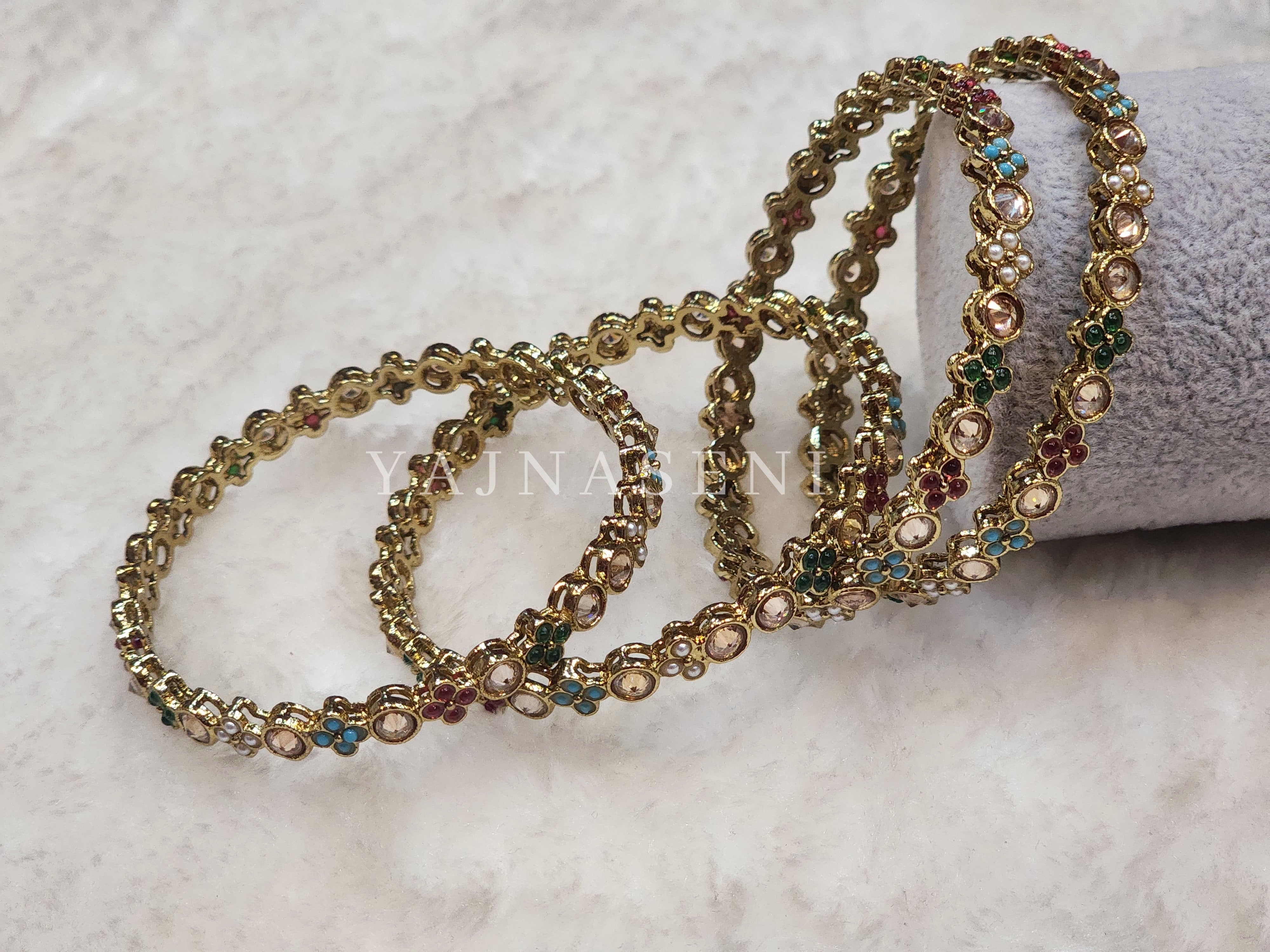 HEERA - set of 4 bangles (multicolour)