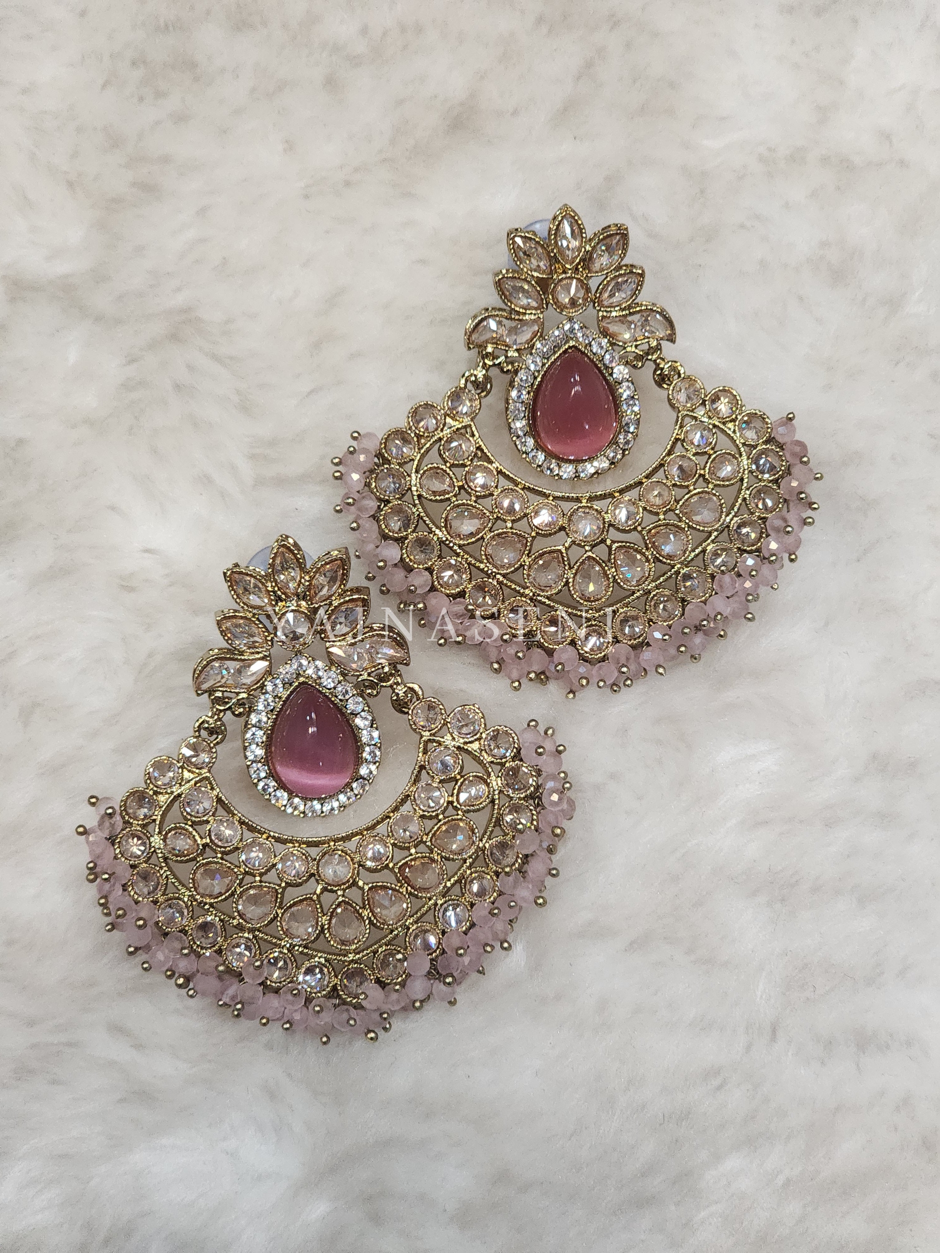 NIVETHA earrings - Pastel Pink