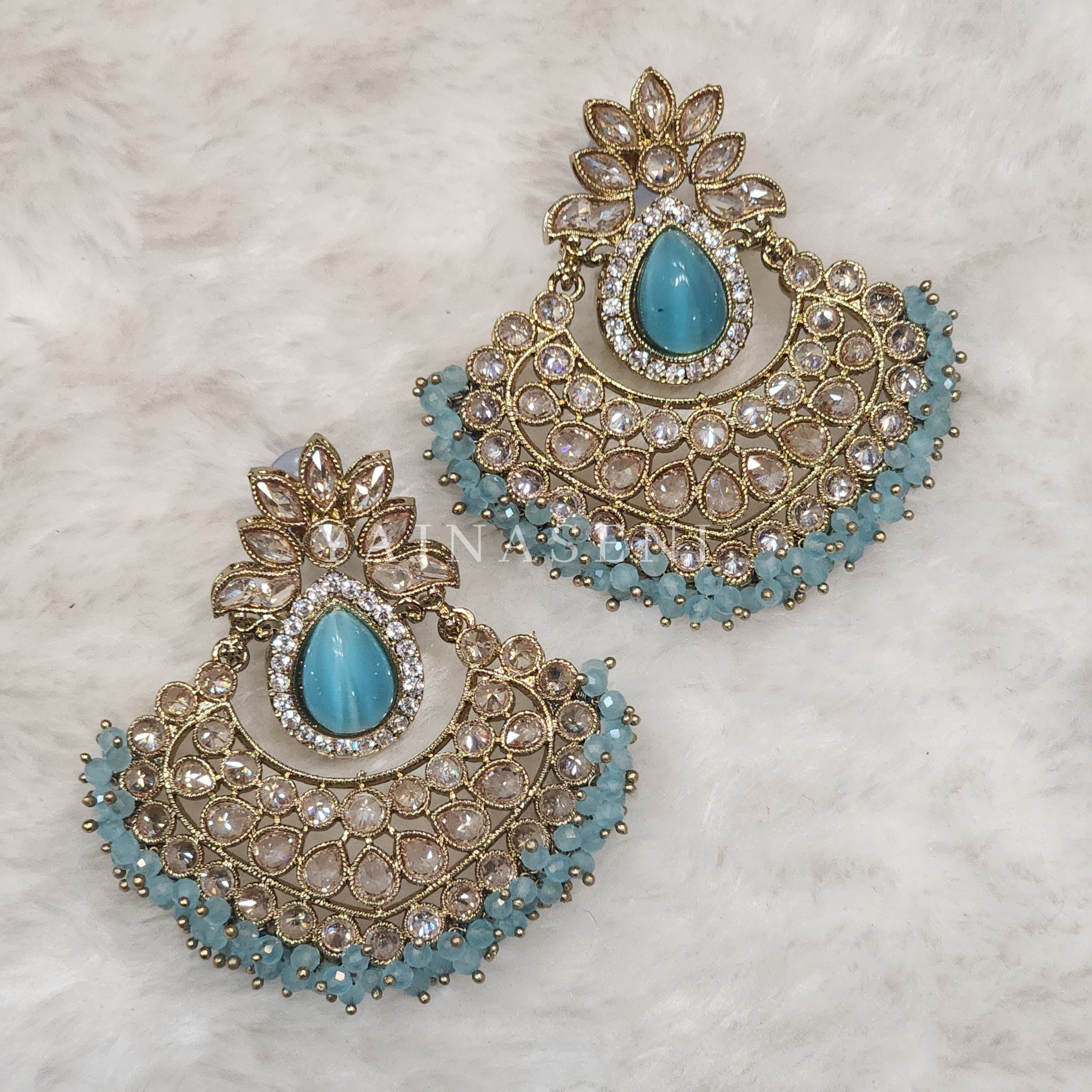 NIVETHA earrings - Light Blue