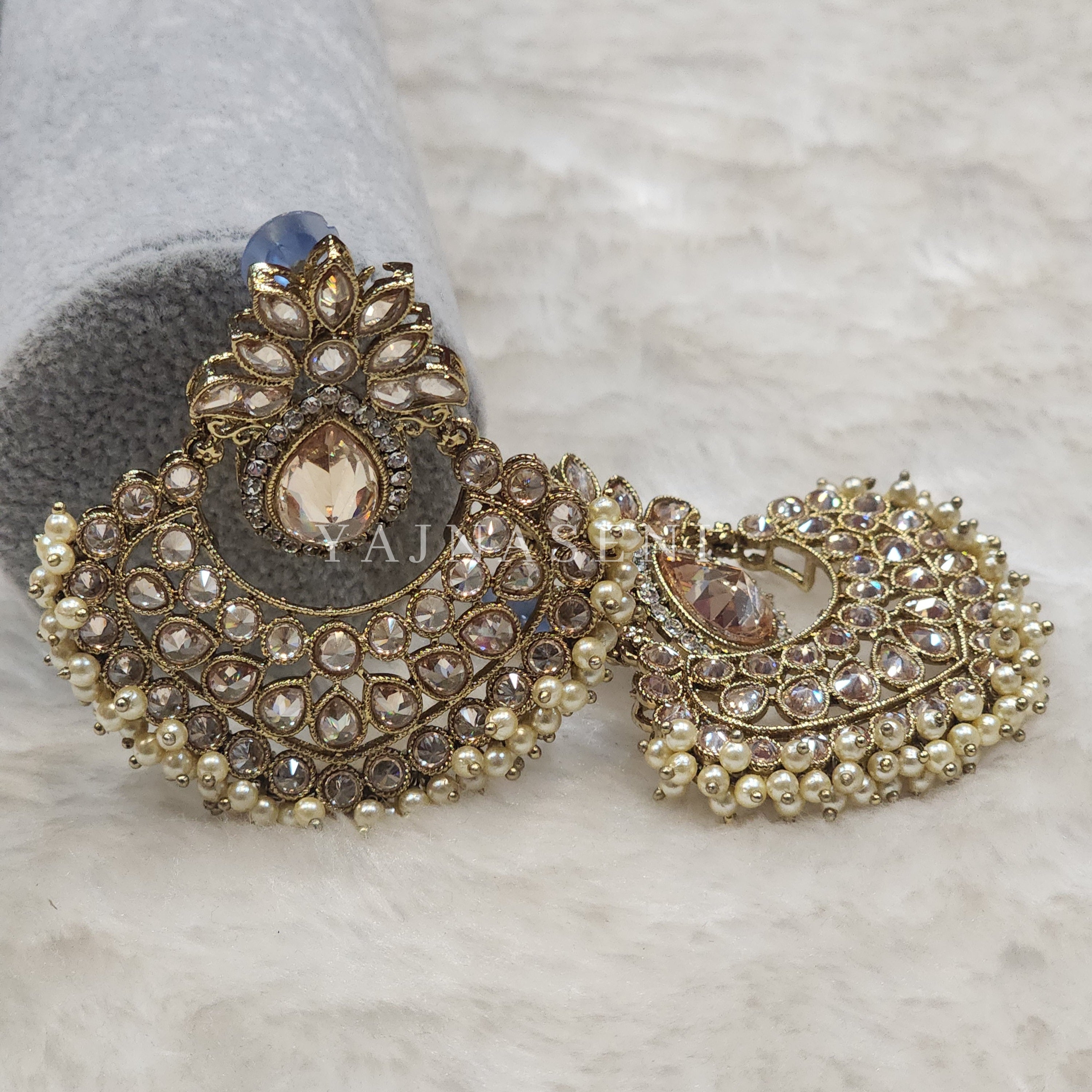 NIVETHA earrings - Champagne