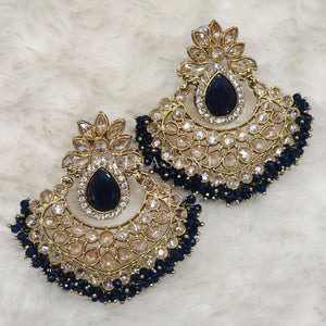 NIVETHA earrings - Dark Blue