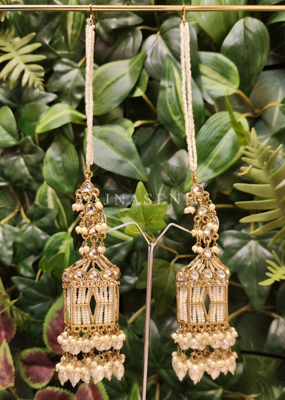 Cage Earrings (Champagne)