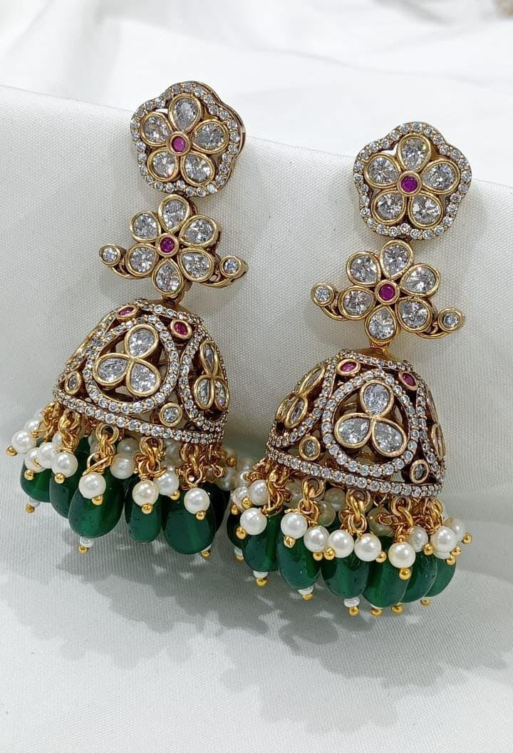 ISHQ earrings (Green)