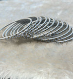 Load image into Gallery viewer, Matte dot Bangles - Light Grey
