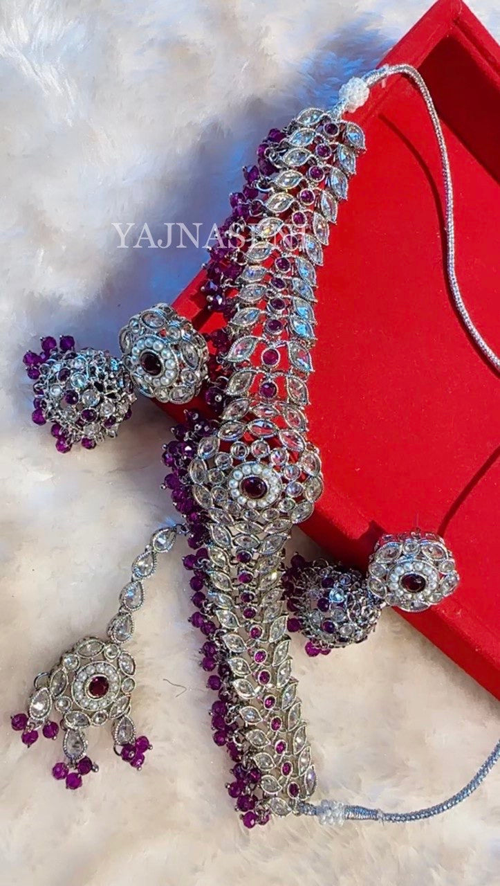 NAVIKA (silver x purple)