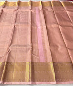 Load image into Gallery viewer, ROSETTE GRANDEUR - Pure Kanjivaram Silk Saree with Gold Zari
