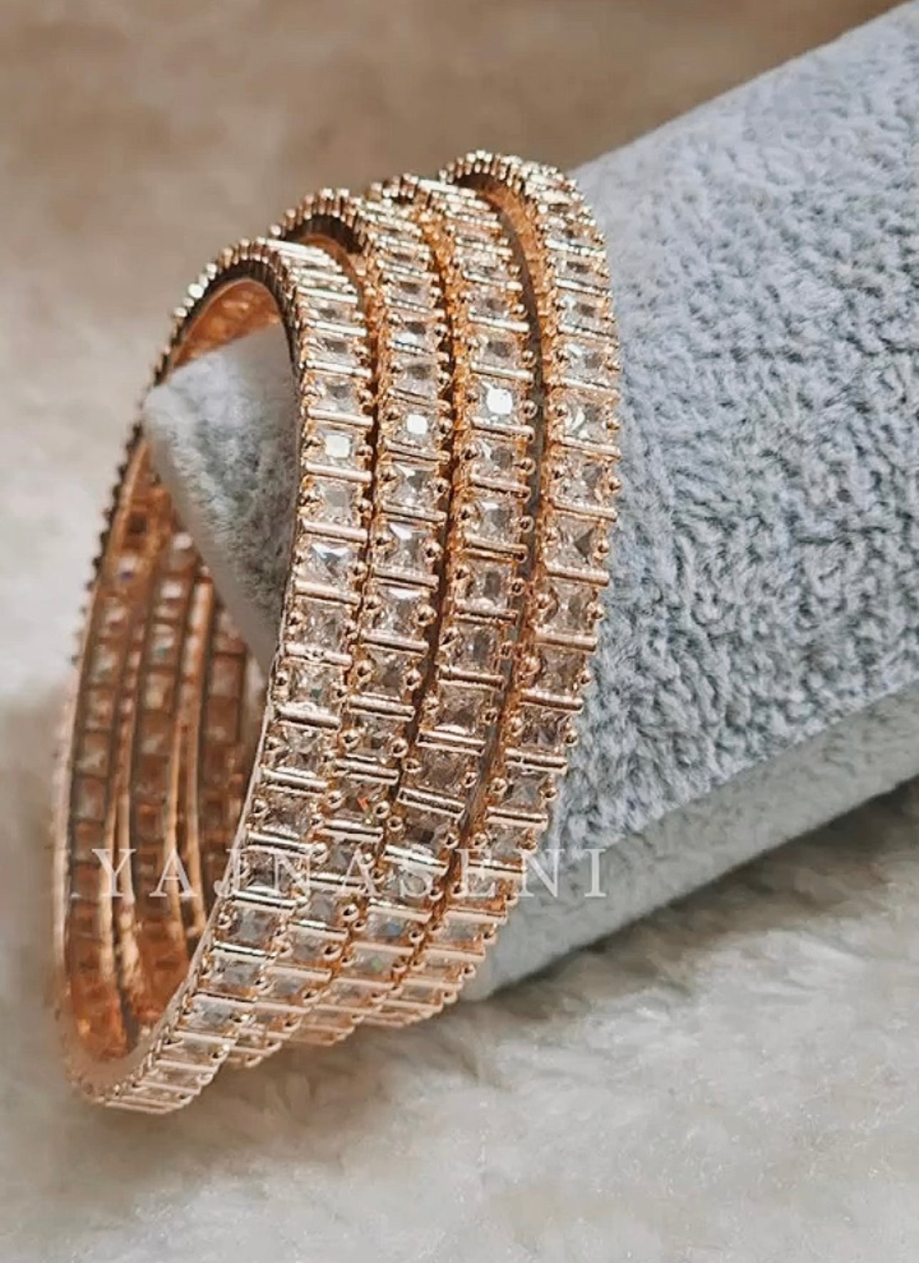 RITHVIKA - set of 4 bangles (rosegold)