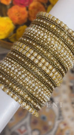 Load image into Gallery viewer, ANJALI bangles set - White
