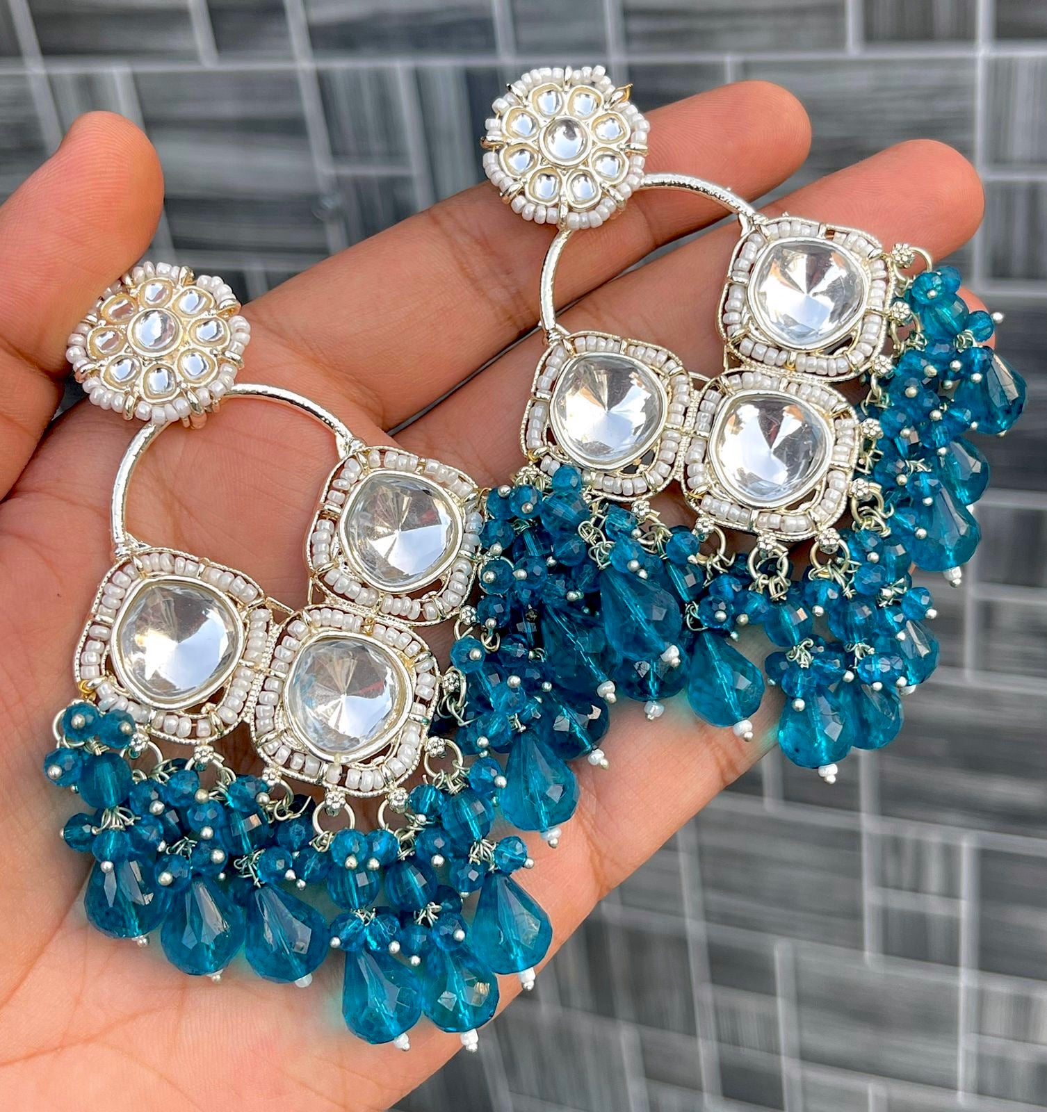 PARINA earrings (blue)