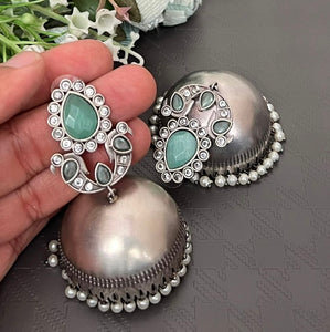 KEESHA jhumkas (mint)