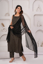 Load image into Gallery viewer, ZAINA [S/36] - Straight Cut Kurti Set
