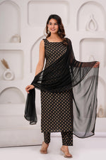 Load image into Gallery viewer, ZAINA [S/36] - Straight Cut Kurti Set
