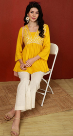 Load image into Gallery viewer, AASHNI [S/36] - Alia cut x Flared Top
