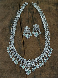 ALIZEH (necklace) - silver x mint