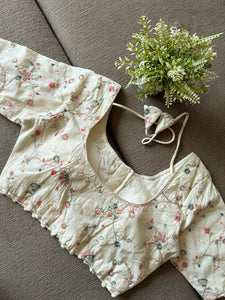 Cream : Readymade blouse [MIRA]
