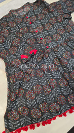 Load image into Gallery viewer, MIRHA [2XL / 44] - Peplum Top (Grey)
