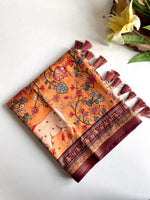 Load image into Gallery viewer, Printed Dola Viscose Saree : Vrinda Leela
